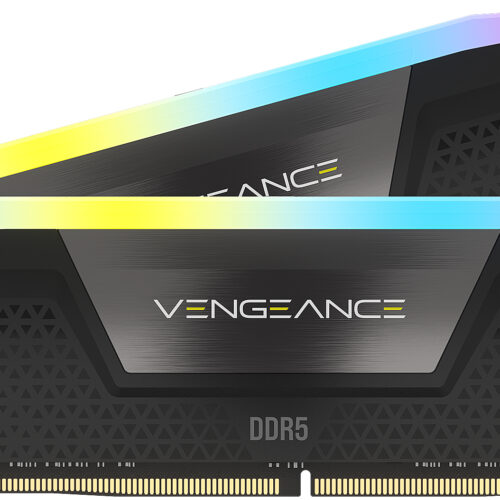 ז. לנייח CORSAIR VENGEANCE RGB DDR5 RAM 32GB 2x16GB 6000MHz CL30