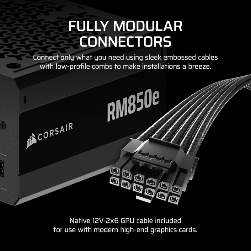 ספק Corsair RM650e 80Plus Gold Fully-Modular ATX3.1 PCIE5.1