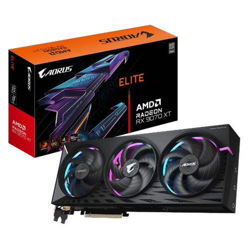 כרטיס מסך GIGABYTE AORUS Radeon RX9070 XT ELITE 16G