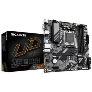 לוח למעבדי Gigabyte A620M DS3H DDR5 PCIE4.0 DP HDMI VGA AMD AM5