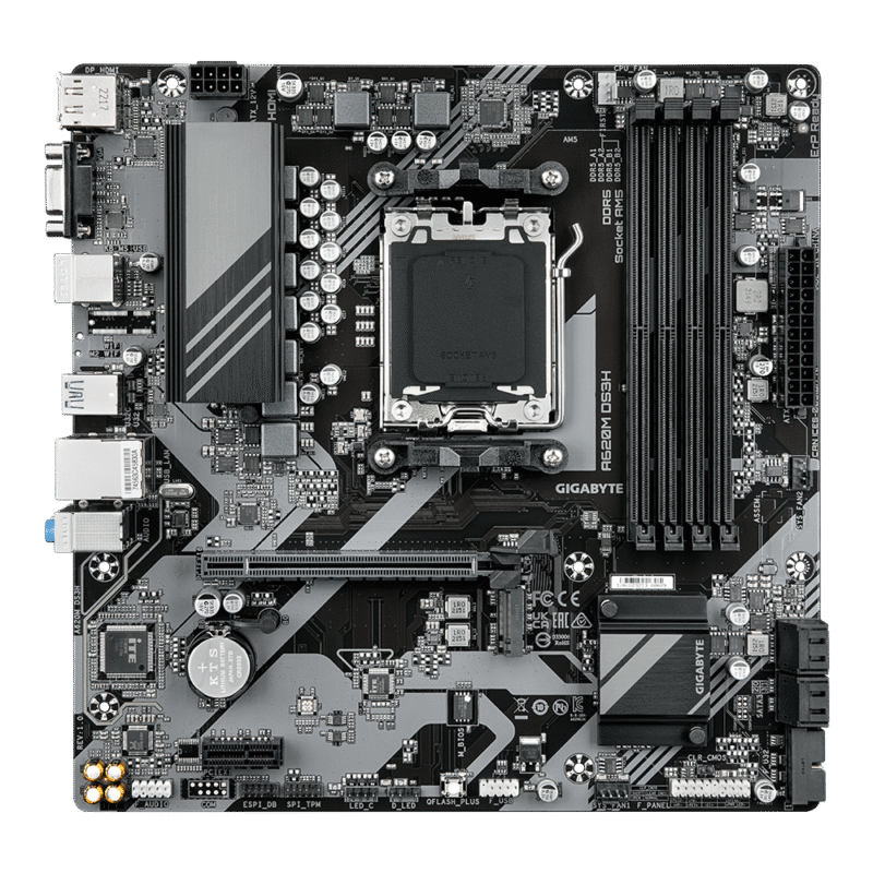 לוח למעבדי Gigabyte A620M DS3H DDR5 PCIE4.0 DP HDMI VGA AMD AM5
