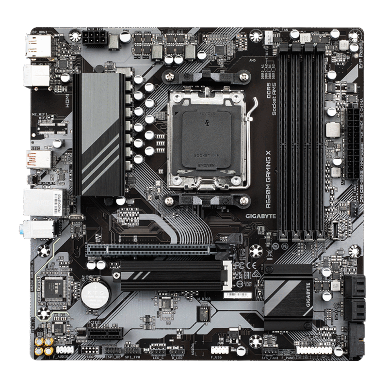 לוח אם Gigabyte A620M GAMING X AMD AM5 Micro-ATX