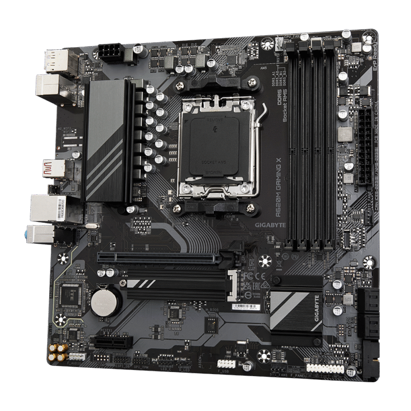 לוח אם Gigabyte A620M GAMING X AMD AM5 Micro-ATX
