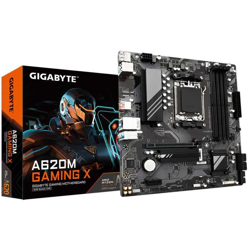 לוח אם Gigabyte A620M GAMING X AMD AM5 Micro-ATX