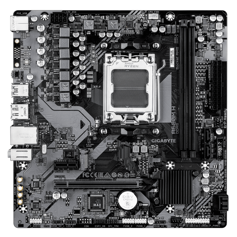 לוח למעבדי Gigabyte A620M H 2.2 DDR5 mATX DP HDMI AM5 AMD
