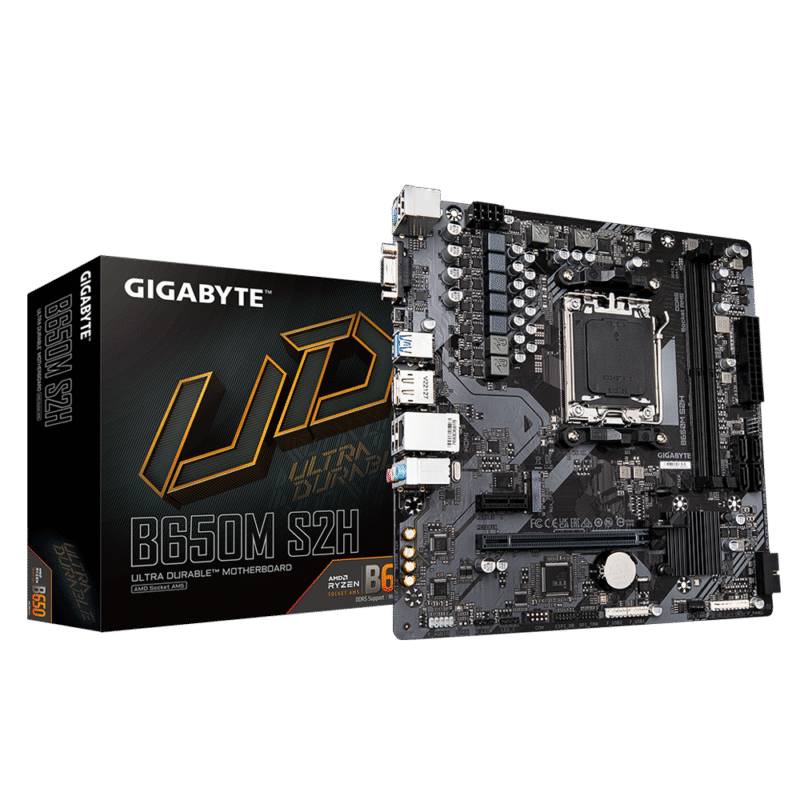 לוח Gigabyte B650M S2H 1.4 AM5 Micro-Atx DDR5 DP HDMI AMD