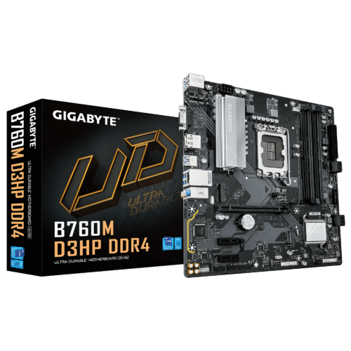 לוח אם אינטל GIGABYTE B760M D3HP DDR4 mATX DP HDMI VGA LGA1700