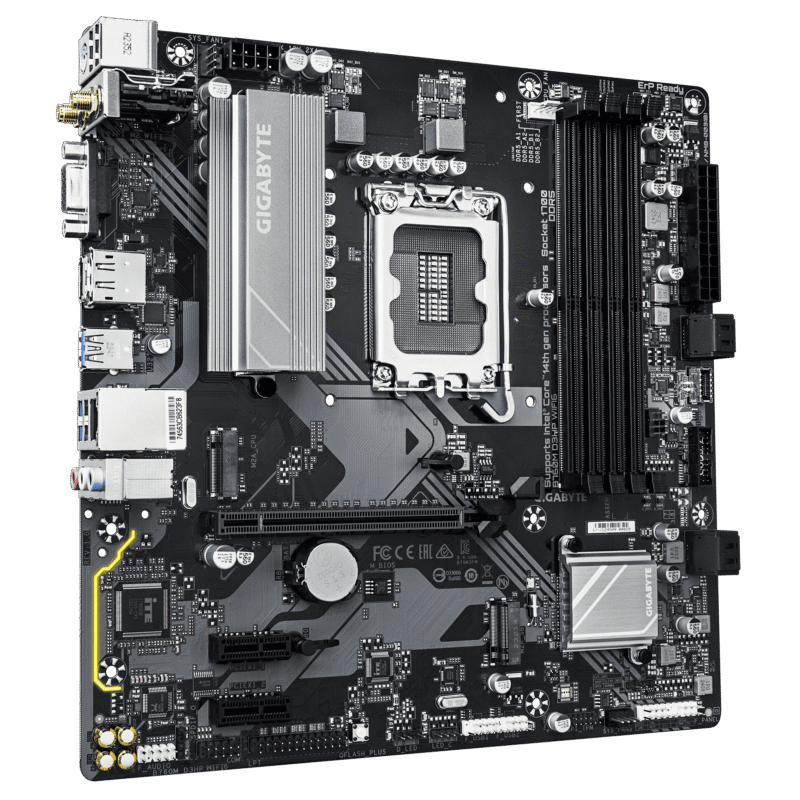 לוח אם אינטל GIGABYTE B760M D3HP WIFI6 mATX DP HDMI VGA LGA1700