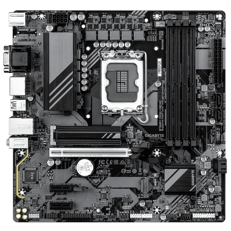 לוח Gigabyte B760M DS3H GEN5 M-ATX DDR5 DP HDMI LGA1700