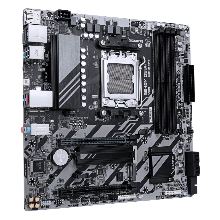לוח אם Gigabyte B840M DS3H for AMD AM5 DDR5 HDMI DP