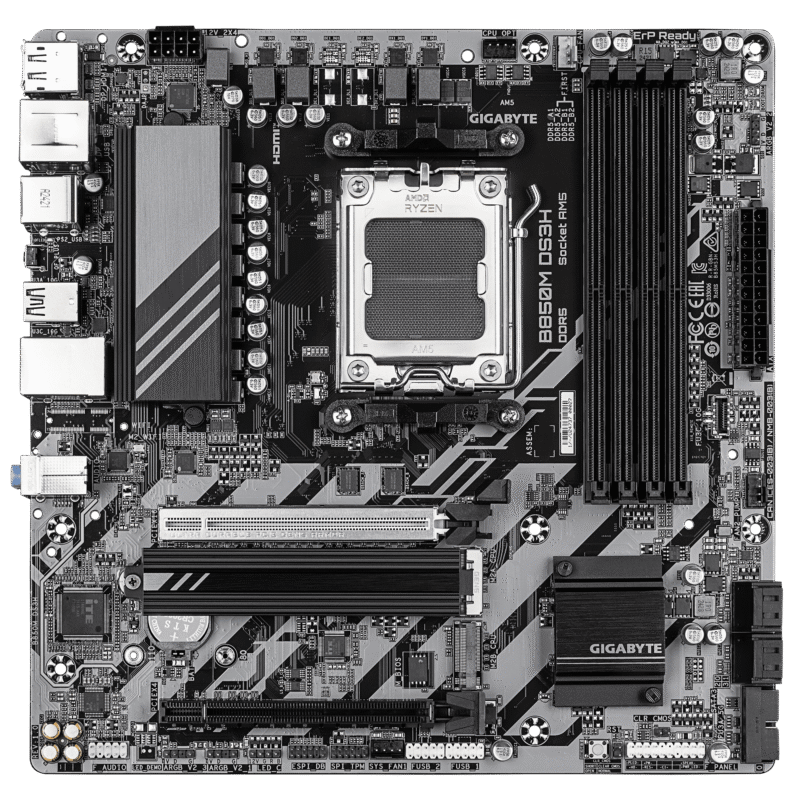 לוח אם GIGABYTE B850M DS3H DDR5 MICRO-ATX AM5 2.5GBE LAN