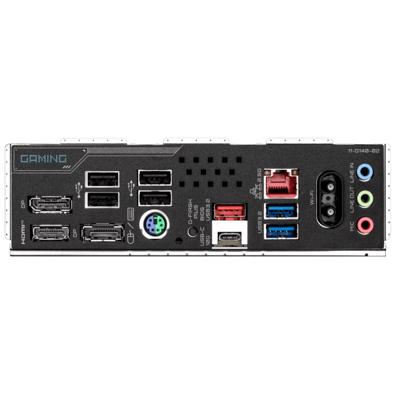 לוח אם GIGABYTE B850M GAMING X WIFI6E 1.1 M-ATX DDR5 AM5 2.5GBE