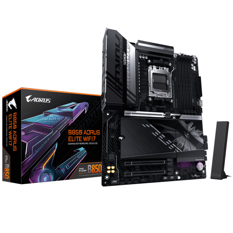 לוח אם GIGABYTE B850 AORUS ELITE WIFI7 ATX DDR5 AM5 BT 2.5GBE LAN