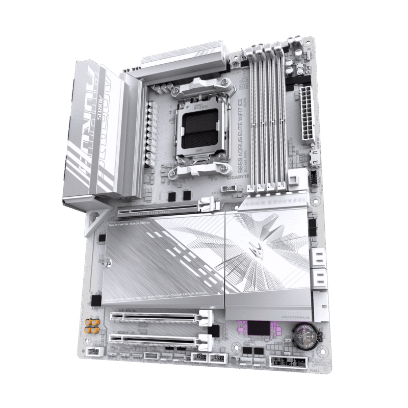לוח אם GIGABYTE B850 AORUS ELITE WIFI7 ICE DDR5 AM5 BT 2.5GBE LAN
