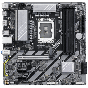 לוח לאינטל דור 15 Gigabyte B860M D3HP Micro-ATX DDR5