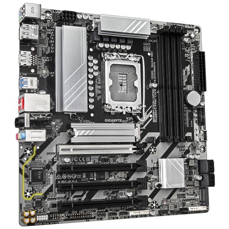 לוח לאינטל דור 15 Gigabyte B860M DS3H Micro-ATX WIFI BT DDR5