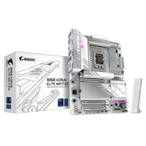 לוח למעבד דור 15 Gigabyte B860 A ELITE WIFI7 ICE ATX 2.5GB LAN