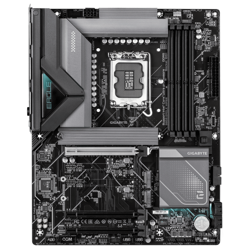 לוח למעבד דור 15 Gigabyte B860 EAGLE WIFI6E ATX 2.5GB LAN
