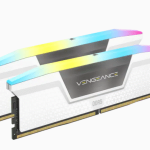 זכרון לנייח CORSAIR Vengeance RGB 32GB 2x16GB DDR5 5600 C40 White