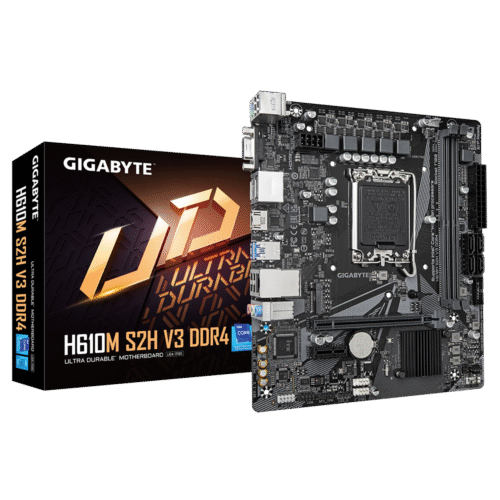 H610M_20S2H_20V3_20DDR4-01 לוח למעבדי אינטל Gigabyte H610M S2H V3 Micro-ATX VGA DP HDMI