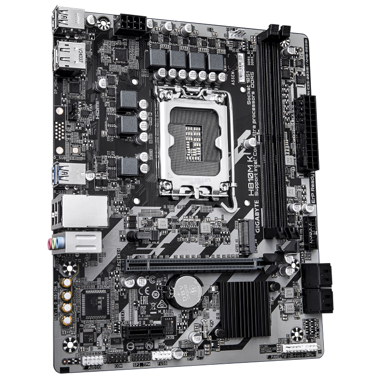 לוח אם דור 15 Gigabyte H810M K DDR5 M-Atx