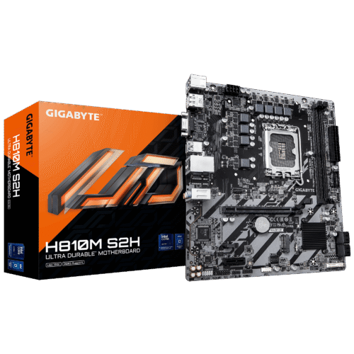 לוח Gigabyte H810M S2H 1.0 Micro-Atx DDR5 LGA1851 VGA HDMI