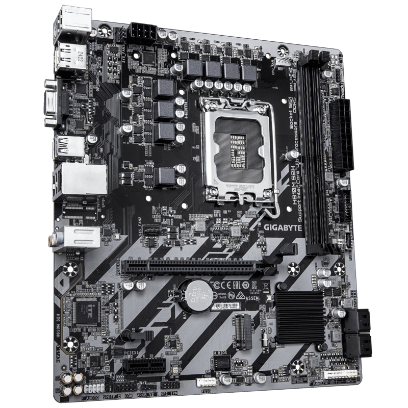 לוח Gigabyte H810M S2H 1.0 Micro-Atx DDR5 LGA1851 VGA HDMI