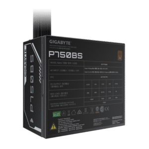 ספק כוח Gigabyte P750BS 750W 80 Plus Bronze 12cm silent fan