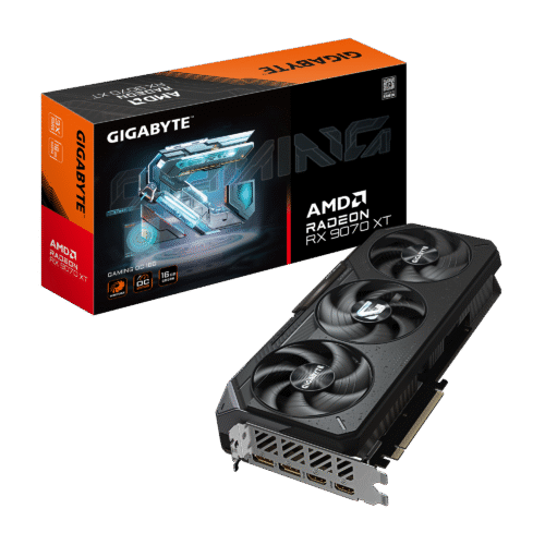 כרטיס מסך Gigabyte RX9070 XT Gaming OC 16GB PCI-E 5.0