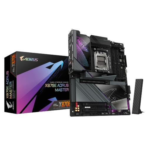 לוח אם GIGABYTE X870E AORUS MASTER WIFI 7 ATX DDR5 AM5 5GBE LAN