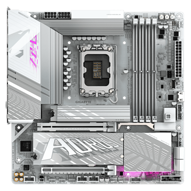 לוח אם אינטל GIGABYTE Z890M AORUS ELITE WIFI7 ICE WIFI7 BT PCIE 5