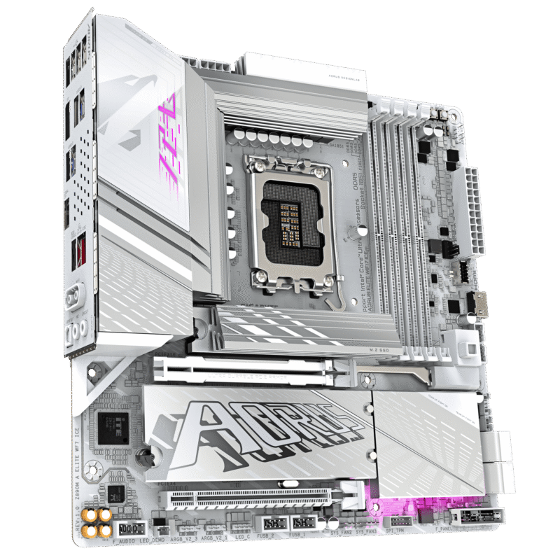 לוח אם אינטל GIGABYTE Z890M AORUS ELITE WIFI7 ICE WIFI7 BT PCIE 5