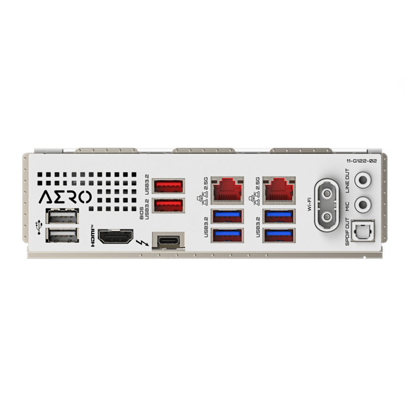 לוח לאינטל דור 15 Gigabyte Z890 AERO G DUAL 2.5 Lan 5Xm.2 TB4
