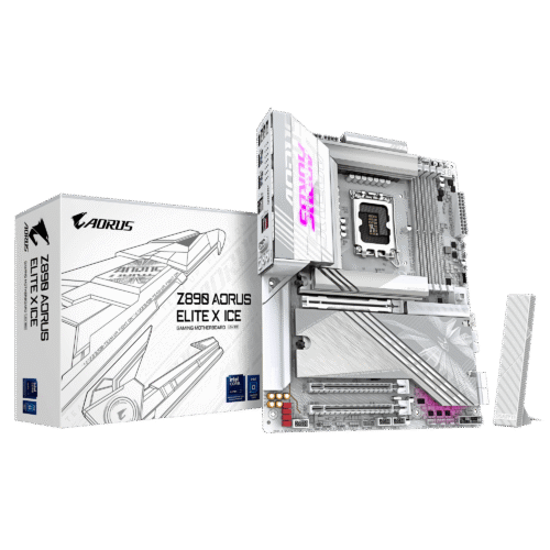 לוח לאינטל דור 15 Gigabyte Z890 AORUS ELITE X ICE ATX LGA1851