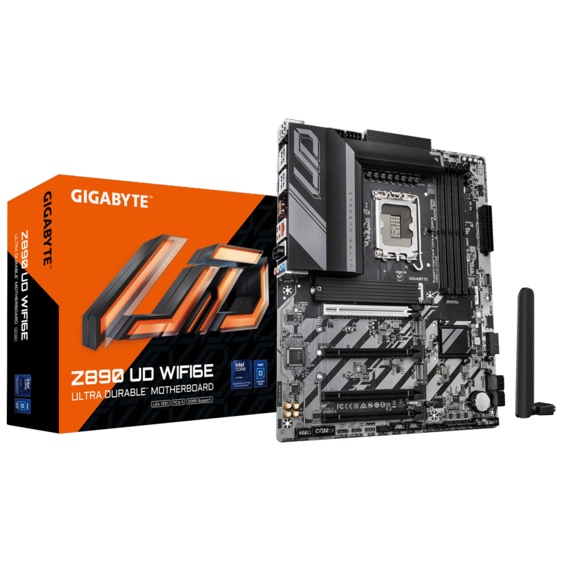 לוח לאינטל דור 15 Gigabyte Z890 UD WIFI6E 1.2 2.5GBE LAN ATX