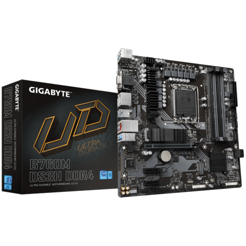 לוח Gigabyte B760M DS3H DDR4 LGA1700 MultiviewX4 Micro-Atx