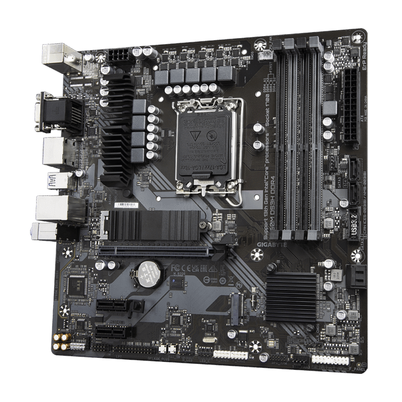 לוח Gigabyte B760M DS3H DDR4 LGA1700 MultiviewX4 Micro-Atx