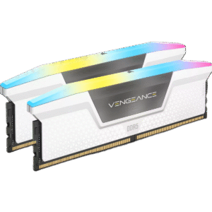 ז.לנייח Corsair Vengeance RGB DDR5 32GB 2X16 6000MHZ C36kit White