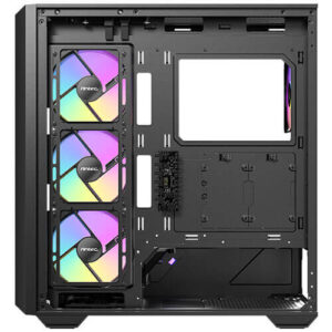 מארז שחור Antec C3 ARGB Mid-Tower ATX 4x ARGB FANS Incl Type-C