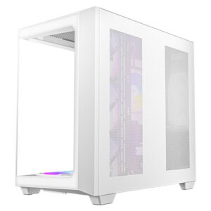 מארז לבן Antec C5 ARGB Mid-Tower ATX 7x ARGB FANS Incl Type-C