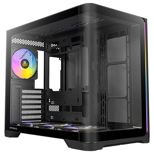 מארז שחור Antec C5 Curve ARGB Mid-Tower ATX 4x ARGB FANS Type-C