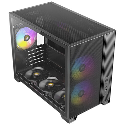 מארז Antec Flux M Mid Tower Micro-ATX ARGB Type-C 3.2