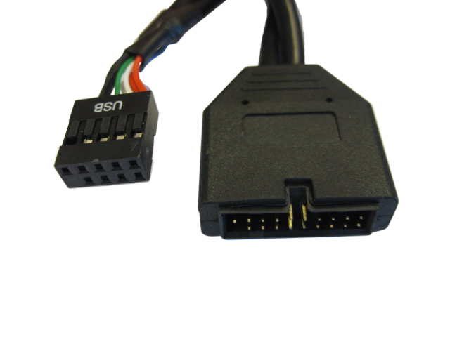 מתאם USB2 ל USB3 לחיבור בחזית המארז