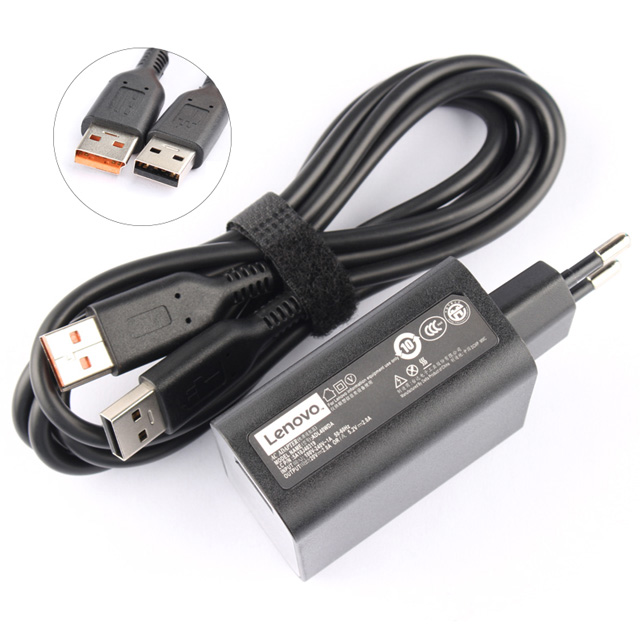 מטען מקורי לנובו יוגה חיבור USB מעויין 65W