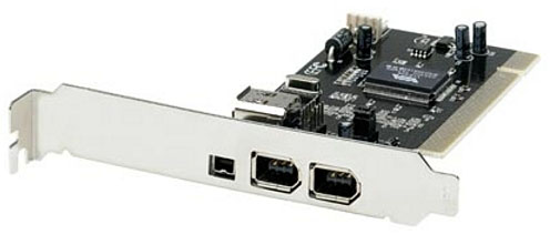 כרטיס + כבל FIREWIRE PCI