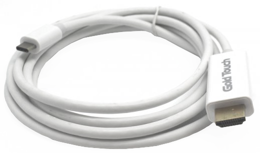 כבל מחיבור USB 3.1 Type-C זכר לחיבור HDMI זכר באורך 1.8 מטר