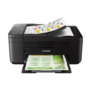 מדפסת משולבת אלחוטית צבעונית קנון Canon PIXMA TR4650 בצבע שחור