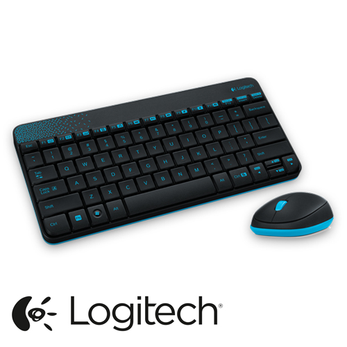 מקלדת ועכבר Logitech Wireless Combo MK240