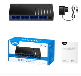 CUDY 8-Port Gigabit Desktop Switch GS108D-IL
