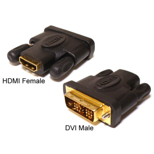 DVI male to HDMI female